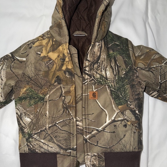Carhartt Toddler Camouflage Hooded Jacket - Picture 2 of 4